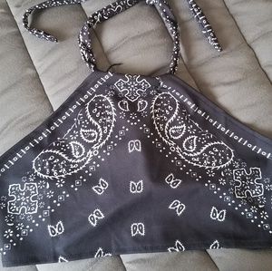 Bandana Crop Top